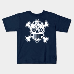 Sugar Skull Jeep Baby Badge Kids T-Shirt